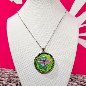 BRIGHTON " FOLLOW YOUR BLISS" PENDENT NECKLACE REVERSIBLE